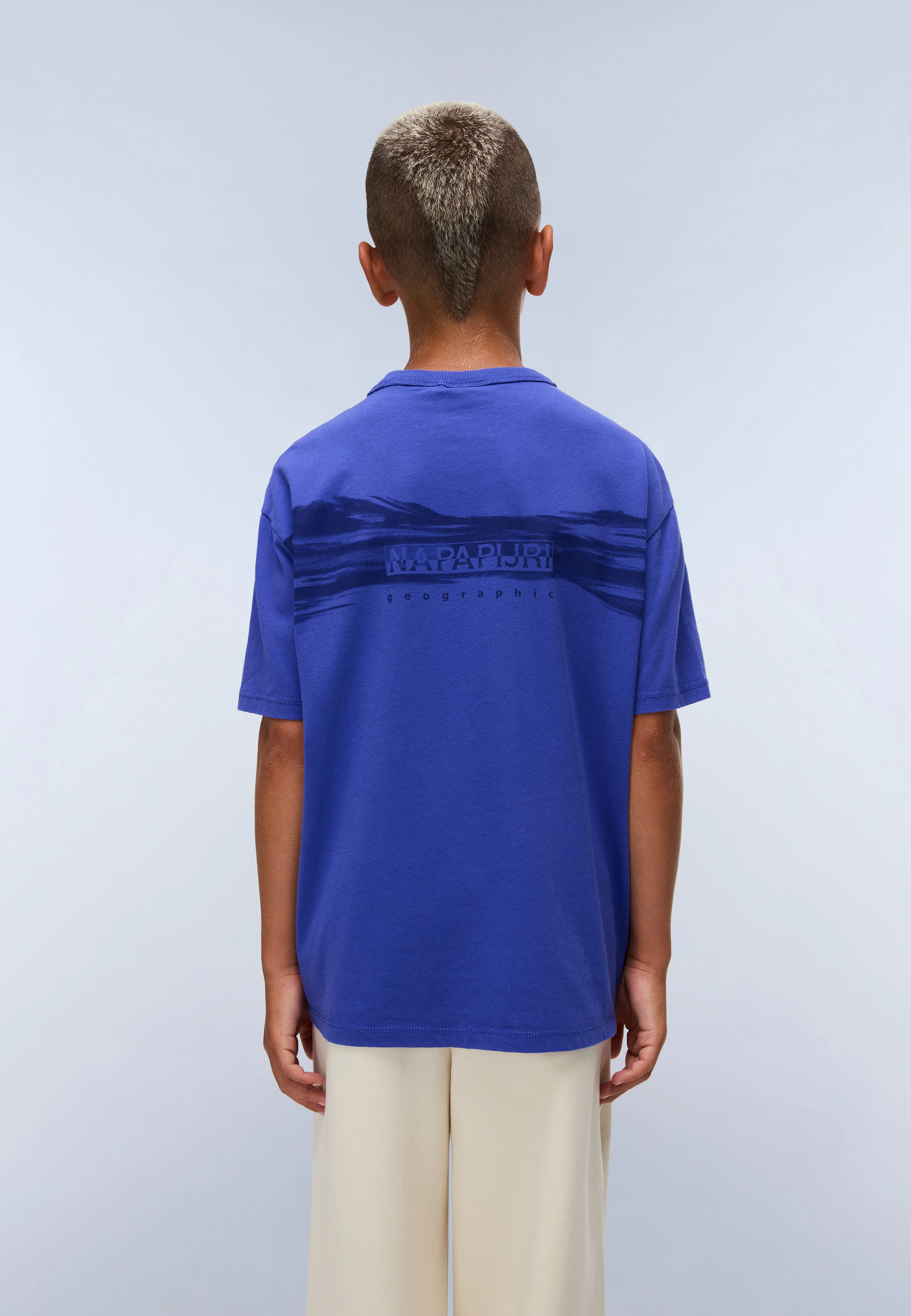 Camiseta de Malha Ahr com Mangas Curtas (4-16 Anos)
