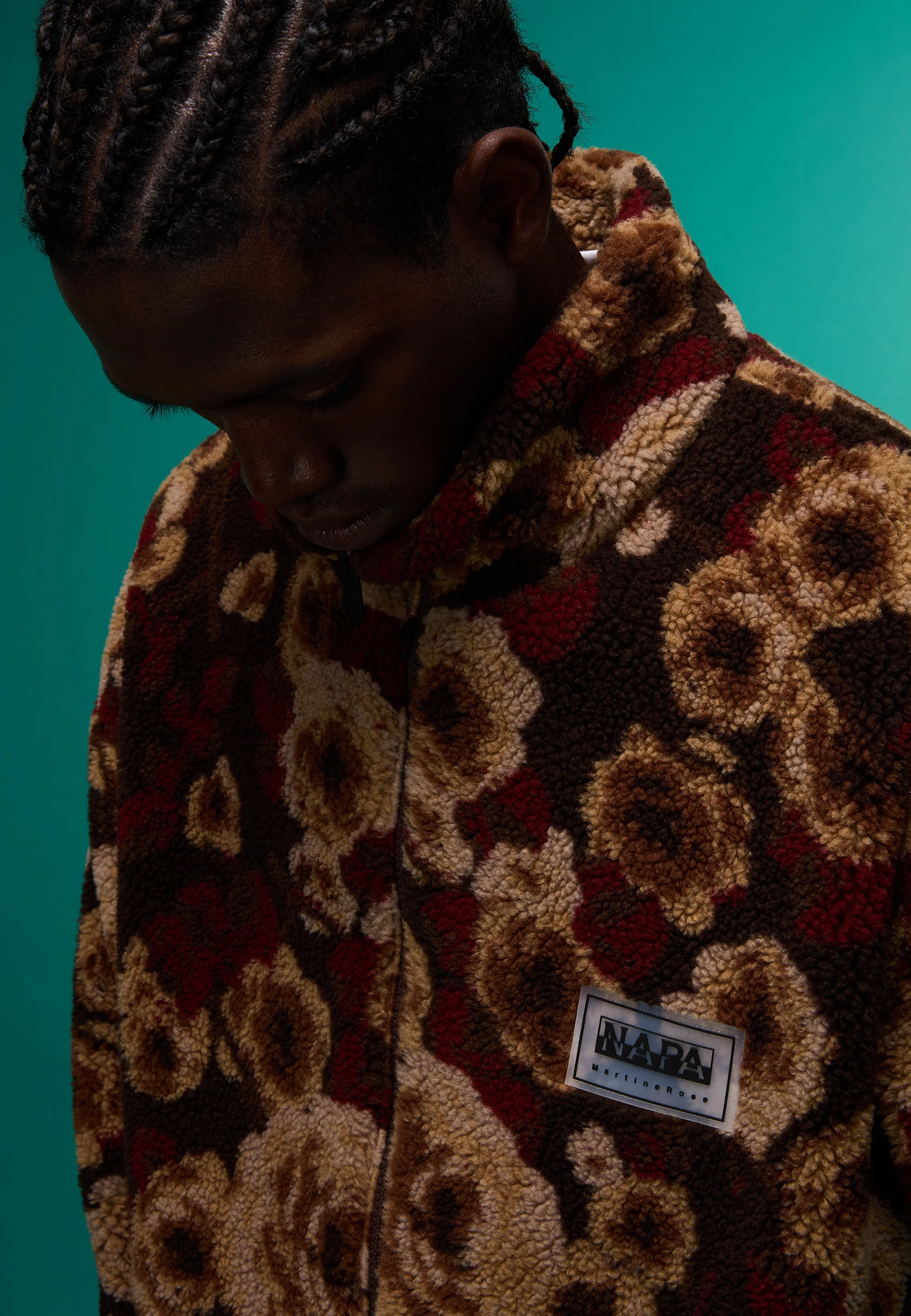 Emin Jacquard Full-Zip Fleece