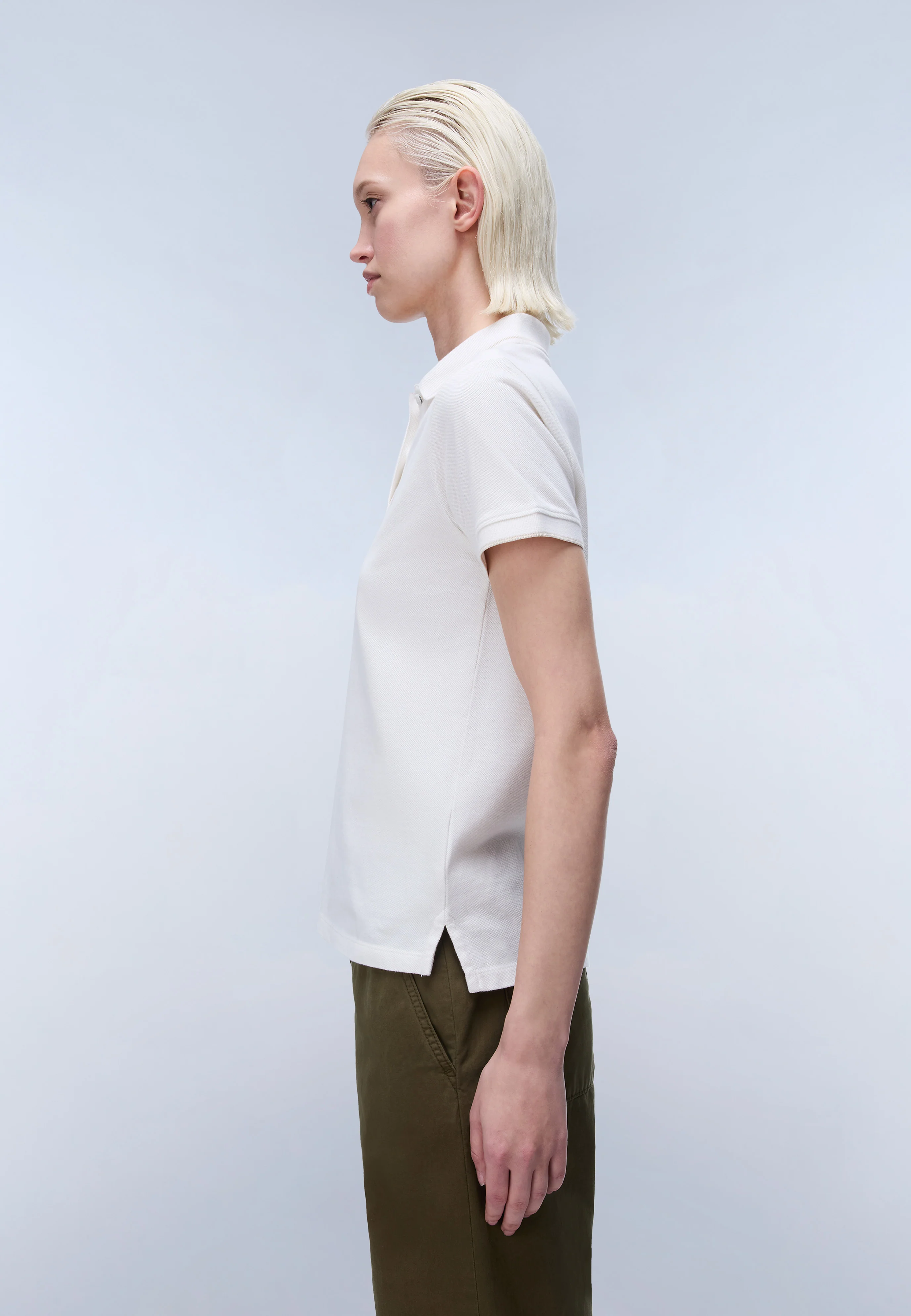 Camisola Polo de Manga Curta Aurora Piqué
